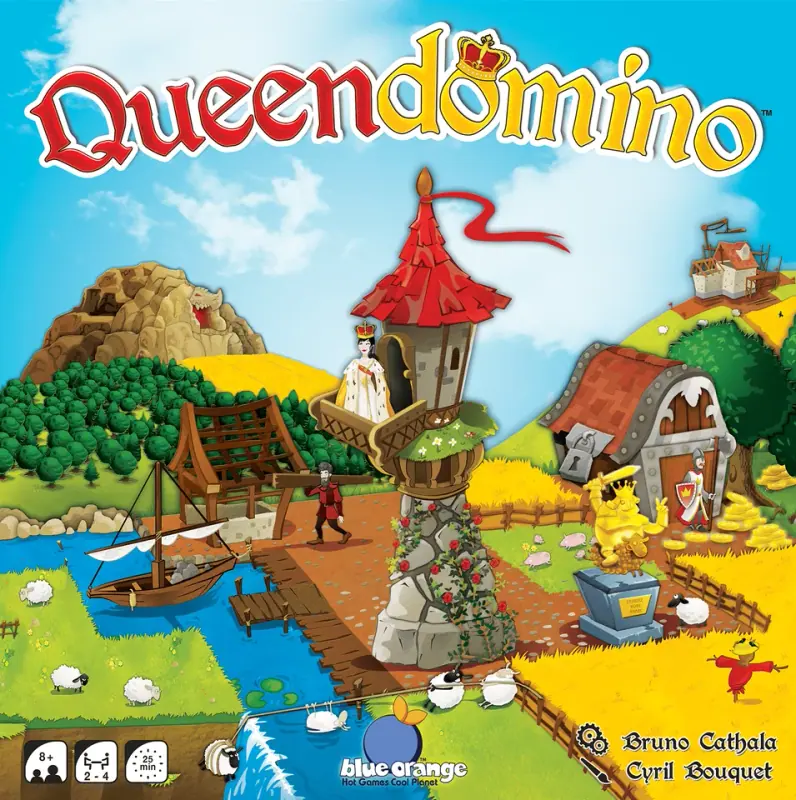 Коробка игры Queendomino