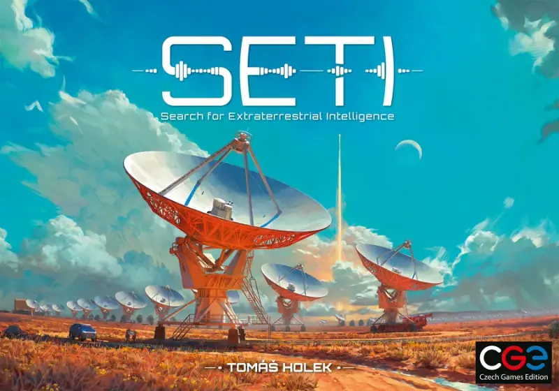 Коробка игры SETI. Поиск внеземного разума