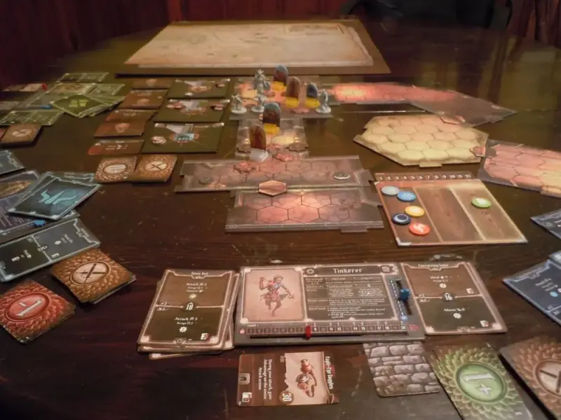 Партия: игра Gloomhaven. Мрачная Гавань
