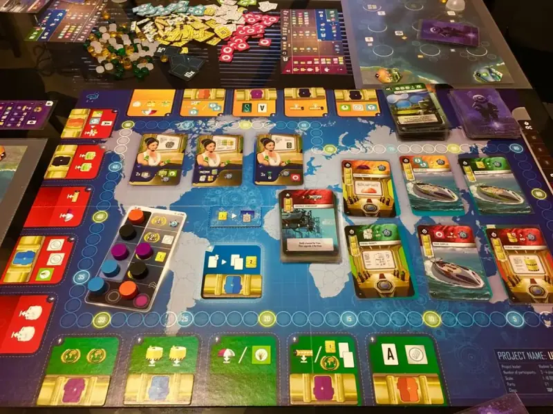 Партия: игра Подводные города