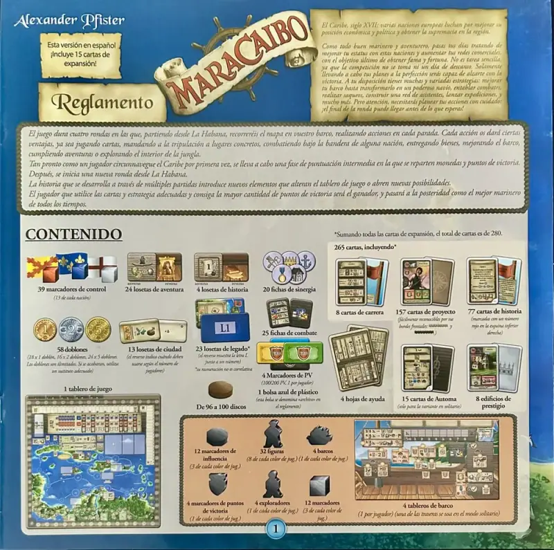 Детали: игра Маракайбо