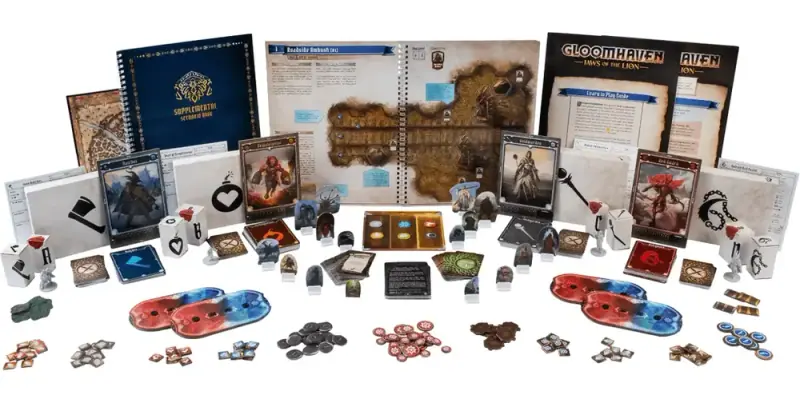 Партия: игра Gloomhaven. Мрачная гавань: Челюсти льва