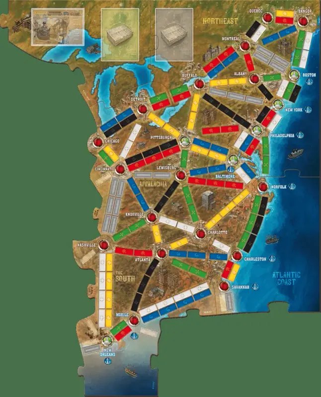 Детали: игра Ticket to Ride Наследие: Легенды Запада