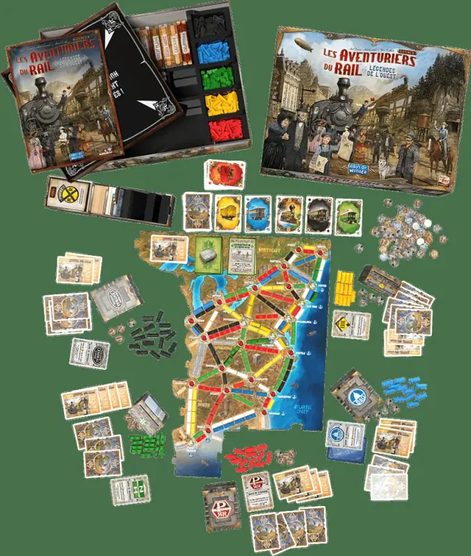 Детали: игра Ticket to Ride Наследие: Легенды Запада